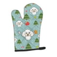 thumbnail image 1 of Carolines Treasures BB5046OVMT Christmas White Poodle Oven Mitt Large multicolor, 1 of 7