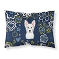 thumbnail image 1 of Carolines Treasures BB5077PILLOWCASE Blue Flowers Westie Fabric Standard Pillowcase Standard multicolor, 1 of 2