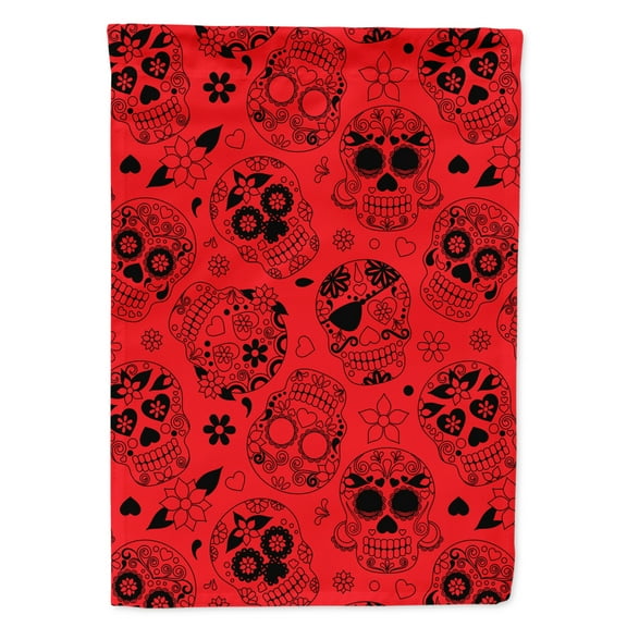 Carolines Treasures BB5119GF Day of the Dead Orange Flag Garden Size  Small multicolor