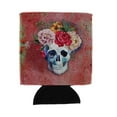 thumbnail image 1 of Carolines Treasures BB5130CC Day of the Dead Red Flowers Skull  Can or Bottle Hugger  Can Hugger multicolor, 1 of 1