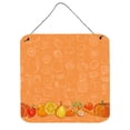 thumbnail image 1 of Carolines Treasures BB5131DS66 Fruits and Vegetables in Orange Wall or Door Hanging Prints 6x6 multicolor, 1 of 1