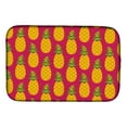 thumbnail image 1 of Carolines Treasures BB5136DDM Pineapples on Pink Dish Drying Mat 14 x 21" multicolor, 1 of 7