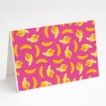 thumbnail image 1 of Carolines Treasures BB5140GCA7P Bananas on Pink Greeting Cards and Envelopes Pack of 8 7 x 5 multicolor, 1 of 2