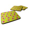 thumbnail image 1 of Carolines Treasures BB5151FC Watermelon on Lime Green Foam Coaster Set of 4 3 1/2 x 3 1/2 multicolor, 1 of 3