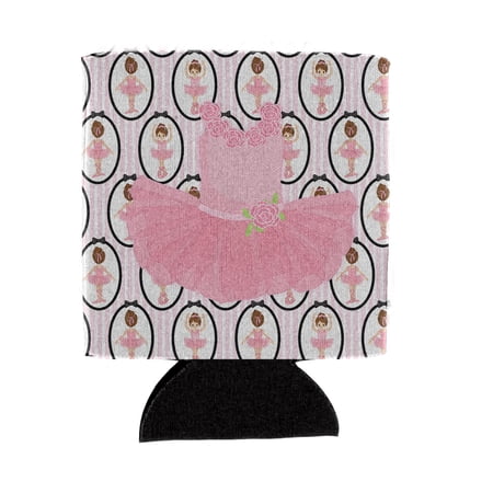 Carolines Treasures BB5153CC Ballerina Pink Tutu Can or Bottle Hugger Can Hugger multicolor