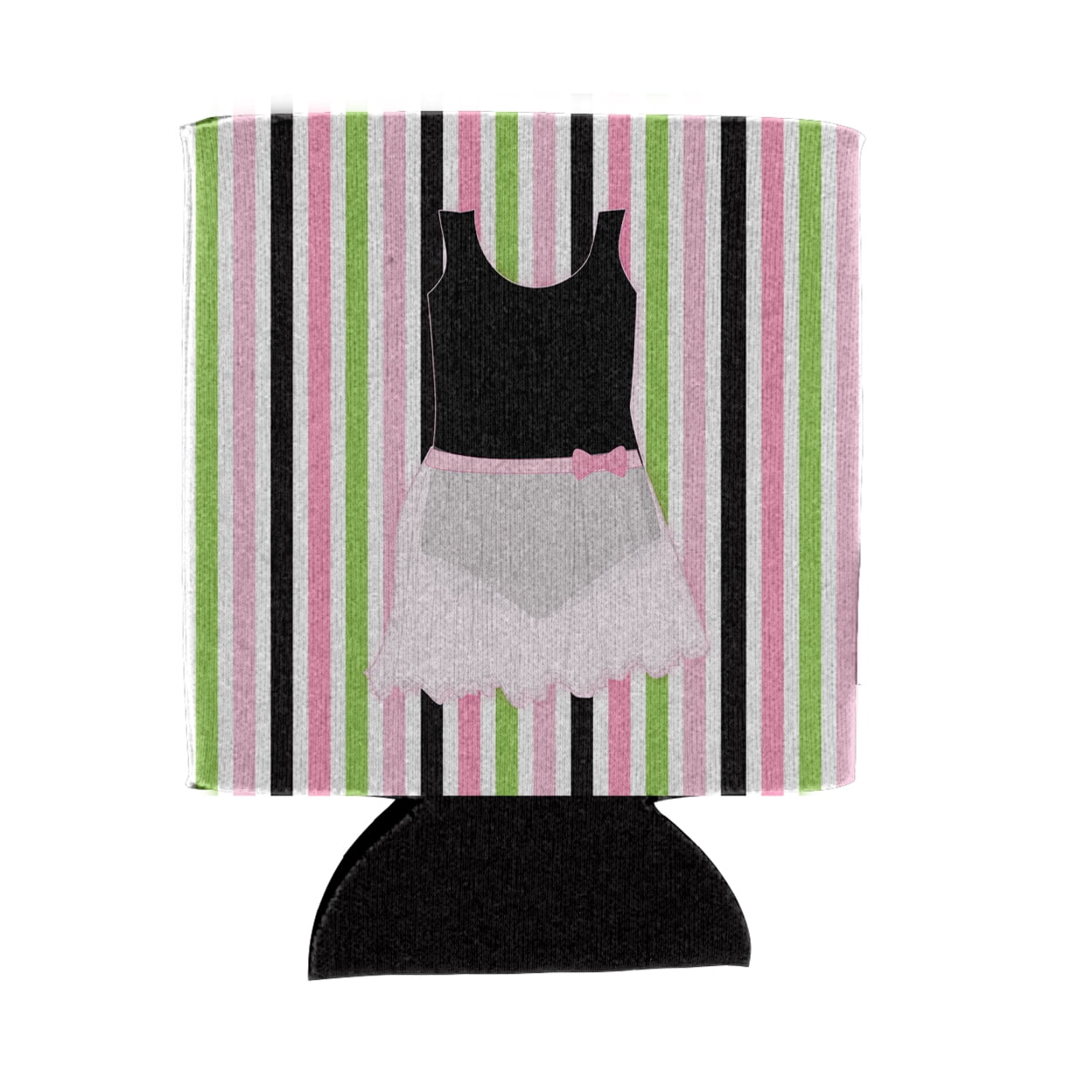 Carolines Treasures BB5154CC Ballerina Leotard and skirt Can or Bottle Hugger  Can Hugger multicolor