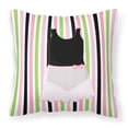 thumbnail image 1 of Carolines Treasures BB5154PW1818 Ballerina Leotard and skirt Fabric Decorative Pillow  18H x18W multicolor, 1 of 2