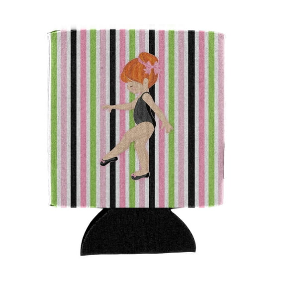 Carolines Treasures BB5161CC Ballerina Red Head Point Can or Bottle Hugger Can Hugger multicolor