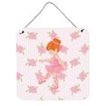 thumbnail image 1 of Carolines Treasures BB5163DS66 Ballerina Red Head Back Pose Wall or Door Hanging Prints 6x6 multicolor, 1 of 1