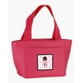 thumbnail image 1 of Carolines Treasures BB5180PK-8808 Ballerina African American Long Hair Lunch Bag  multicolor, 1 of 1