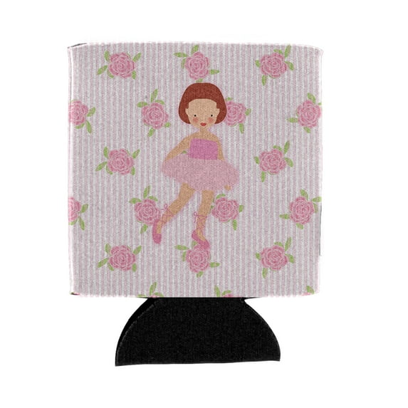 Carolines Treasures BB5191CC Ballerina Red Short Hair Can or Bottle Hugger Can Hugger multicolor