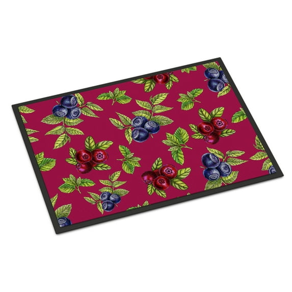 Carolines Treasures BB5209JMAT Berries Doormat 24x36 36"L x 24"W multicolor