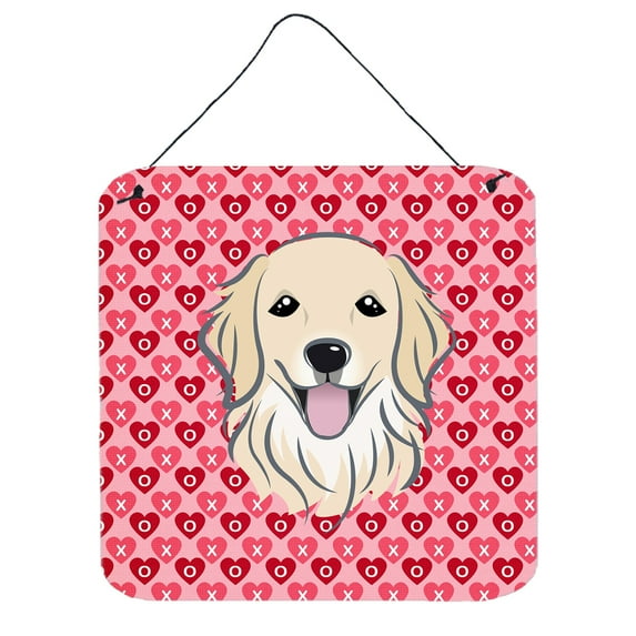 Carolines Treasures BB5275DS66 Golden Retriever Wall or Door Hanging Prints 6HX6W multicolor