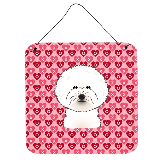 Carolines Treasures BB5287DS66 Bichon Frise Wall or Door Hanging Prints 6HX6W multicolor