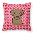 thumbnail image 1 of Carolines Treasures BB5304PW1818 Chocolate Labrador Fabric Decorative Pillow 18HX18W multicolor, 1 of 2