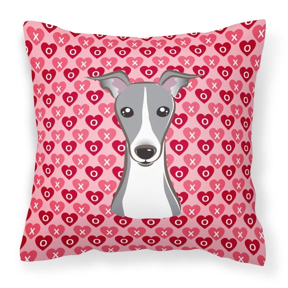 Carolines Treasures BB5306PW1414 Italian Greyhound Fabric Decorative Pillow, 14Hx14W, multicolor