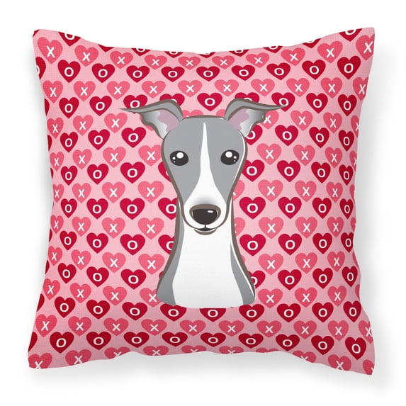 Carolines Treasures BB5306PW1414 Italian Greyhound Fabric Decorative Pillow, 14Hx14W, multicolor
