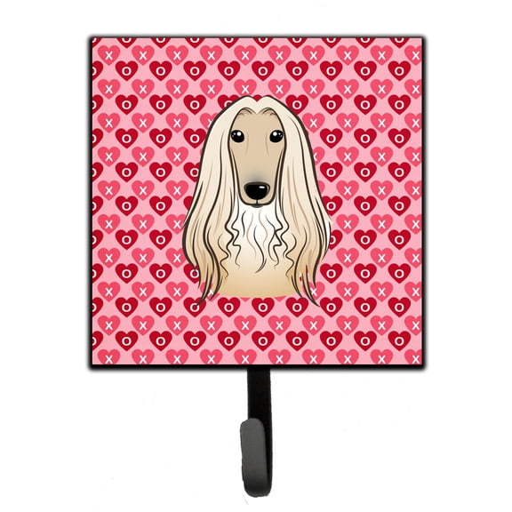 Carolines Treasures BB5314SH4 Afghan Hound Leash or Key Holder Single Hook multicolor