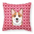 thumbnail image 1 of Carolines Treasures BB5324PW1818 Red Corgi Fabric Decorative Pillow 18HX18W multicolor, 1 of 2