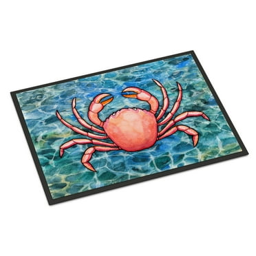 Carolines Treasures BB5346MAT Crab Doormat 18x27 27"L x 18"W multicolor