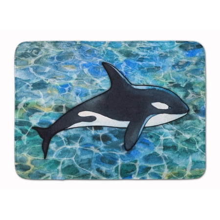 Carolines Treasures BB5348RUG Killer Whale Orca Machine Washable Memory Foam Mat