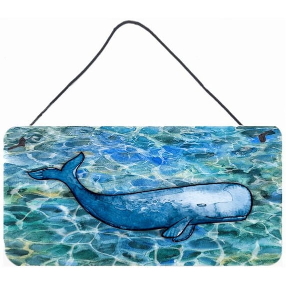 Carolines Treasures BB5354DS812 Sperm Whale Cachalot Wall or Door Hanging Prints 8x12 multicolor