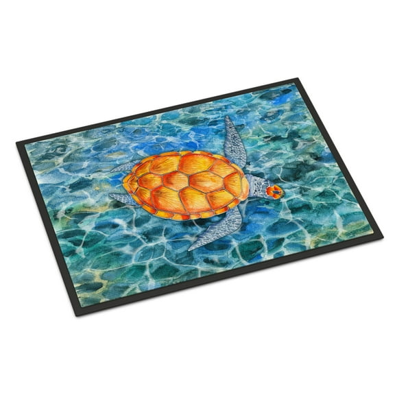 Carolines Treasures BB5364JMAT Sea Turtle Doormat 24x36 36"L x 24"W multicolor