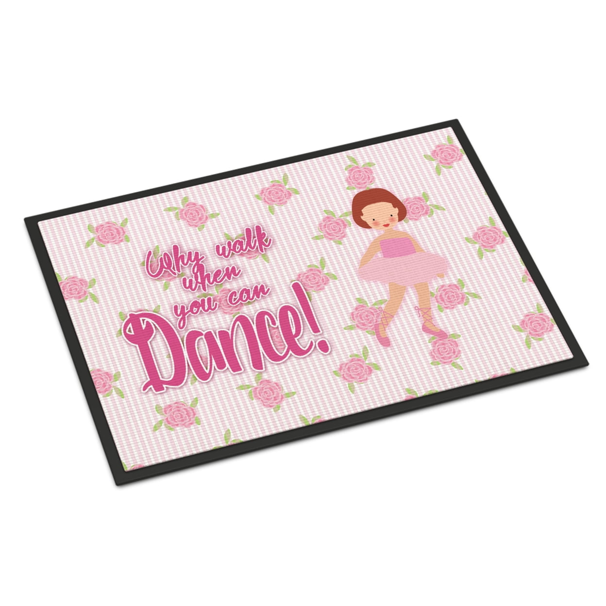 Ballet Red Short Hair Door Mat