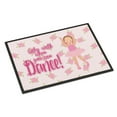 thumbnail image 1 of Carolines Treasures BB5385JMAT Ballet Brown Short Hair Door Mat Indoor Rug or Outdoor Welcome Mat 24x36 Doormat  36"L x, 1 of 4
