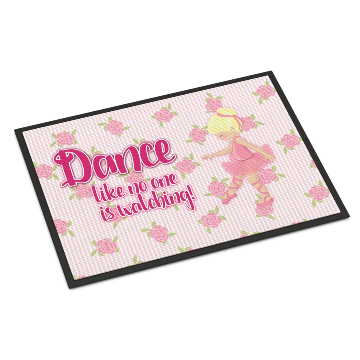 Carolines Treasures BB5391JMAT Ballet Dance Blonde Door Mat Indoor Rug or Outdoor Welcome Mat 24x36 Doormat  36"L x 24"W