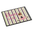 thumbnail image 1 of Carolines Treasures BB5393JMAT Ballet Dance is my Life Brunette Door Mat Indoor Rug or Outdoor Welcome Mat 24x36 Doormat, 1 of 4