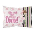 thumbnail image 1 of Carolines Treasures BB5401PW1216 Ballet Dance Stripes Brunette Canvas Fabric Decorative Pillow, 1 of 3