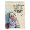 thumbnail image 1 of Coffee First Sign Flag Garden Size BB5403GF, 1 of 3