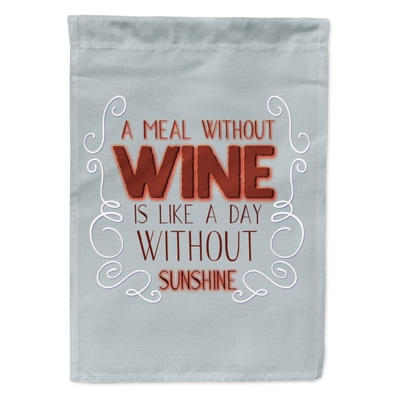 A Meal Without Wine Garden Flag