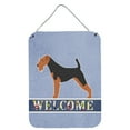 thumbnail image 1 of Caroline's Treasures BB5489DS1216 Welsh Terrier Welcome Wall or Door Hanging Prints, 12x16, multicolor, 1 of 2