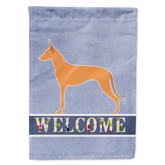 Carolines Treasures BB5492CHF Pharaoh Hound Welcome Flag Canvas House Size Large multicolor
