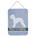 thumbnail image 1 of Caroline's Treasures BB5498DS1216 Bedlington Terrier Welcome Wall or Door Hanging Prints, 12x16, multicolor, 1 of 2