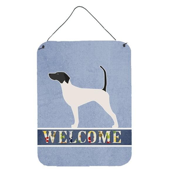 Caroline's Treasures BB5499DS1216 English Pointer Welcome Wall or Door Hanging Prints, 12x16, multicolor