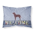 thumbnail image 1 of Carolines Treasures BB5505PILLOWCASE American Water Spaniel Welcome Fabric Standard Pillowcase Standard multicolor, 1 of 2