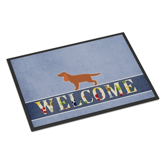 English Cocker Spaniel Welcome Door Mat