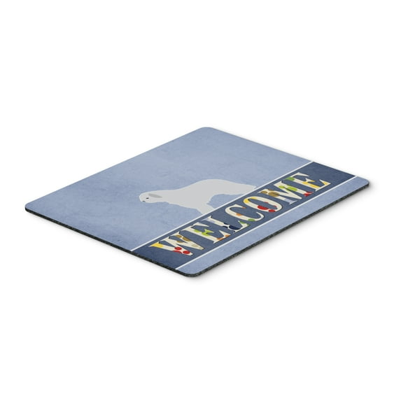 Carolines Treasures BB5519MP Spanish Water Dog Welcome Mouse Pad Hot Pad or Trivet Large multicolor