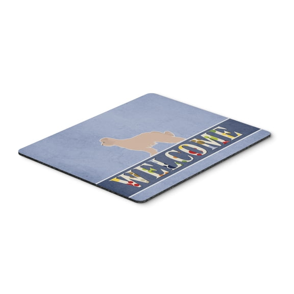 Carolines Treasures BB5522MP Pyrenean Shepherd Welcome Mouse Pad Hot Pad or Trivet Large multicolor