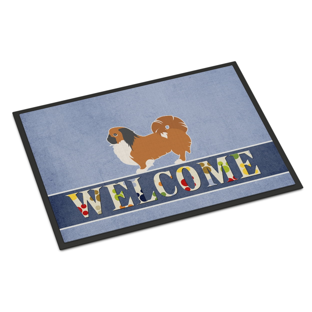 Carolines Treasures BB5542JMAT Pekingese Welcome Door Mat Indoor Rug or Outdoor Welcome Mat 24x36 Doormat  24H X 36W
