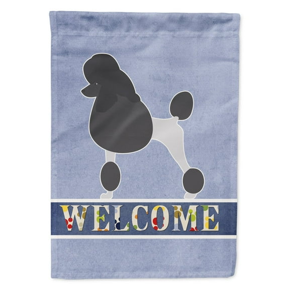Poodle Welcome Garden Flag