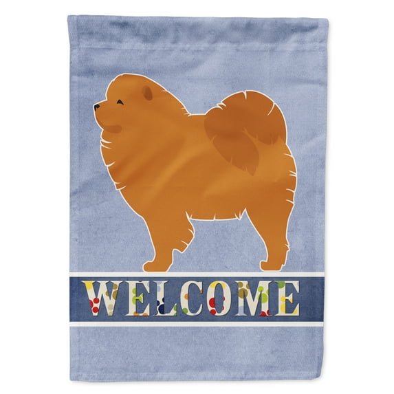 Carolines Treasures BB5555GF Chow Chow Welcome Flag Garden Size Small multicolor