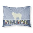 thumbnail image 1 of Carolines Treasures BB5559PILLOWCASE Komondor Welcome Fabric Standard Pillowcase Standard multicolor, 1 of 2