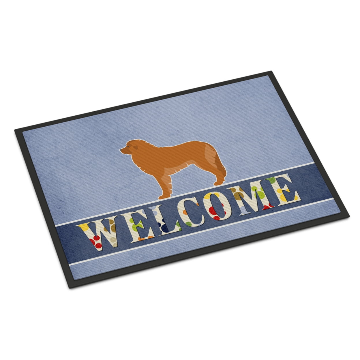 Carolines Treasures BB5562JMAT Leonberger Welcome Door Mat Indoor Rug or Outdoor Welcome Mat 24x36 Doormat  24H X 36W