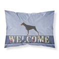 thumbnail image 1 of Carolines Treasures BB5564PILLOWCASE Doberman Pinscher Welcome Fabric Standard Pillowcase Standard multicolor, 1 of 2
