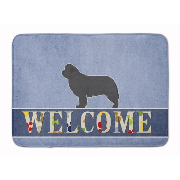 Carolines Treasures BB5568RUG Newfoundland Welcome Machine Washable Memory Foam Mat