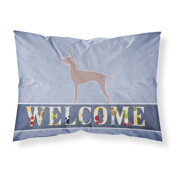 Carolines Treasures BB5571PILLOWCASE Dogo Argentino Welcome Fabric Standard Pillowcase Standard multicolor